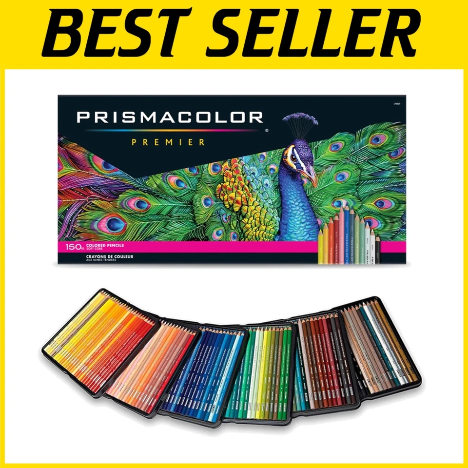Soft Core Colored Pencils 150 Pack - Rich Pigments - Image 1 of 4