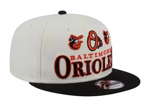 Baltimore Orioles Herren Cap New Era Weiß Archive 9Fifty Verstellbar Mütze Neu - Bild 1 von 8