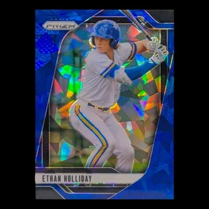ETHAN HOLLIDAY REFRACTOR ZAFIRO AZUL Holo Cromo Prizm 2025 No Automático - ROCKIES - Imagen 1 de 6