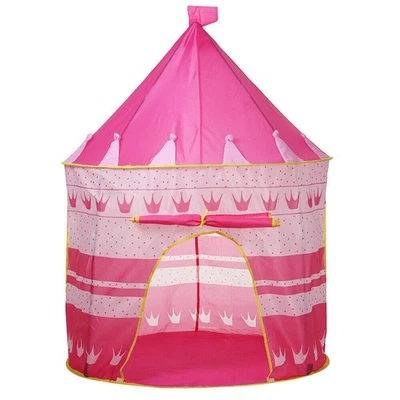 CHILDRENS KIDS POP UP WIZARD PRINCESS CASTLE TENT INDOOR/OUTDOOR PLAYHOUSE - Image 1 of 4