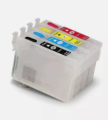 Compatible Refillable Cartridges For Epson WF-545, WF-60, WF-630, WF-635 NEW - Image 1 of 4