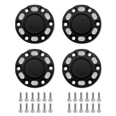 For MJX H12P Wrangler Metal Wheel Hub Nut Cover Upgrade Accessories - Image 1 of 2