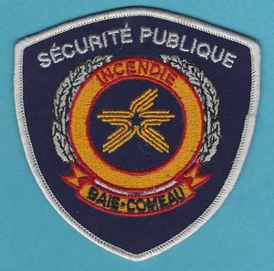 BAIE-COMEAU QUEBEC CANADA FIRE DEPARTMENT PATCH INCENDIE FLASH - Picture 1 of 1