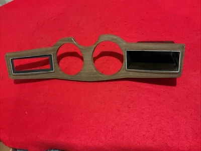 1973-1977 Buick Regal dash panel  Gauge Surround, Original  Wood Grain. - Image 1 of 4