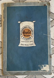 Washburns Crosby Company medaglia d'oro farina alimenti mangimi libretto pubblicitario vintage - Foto 1 di 5