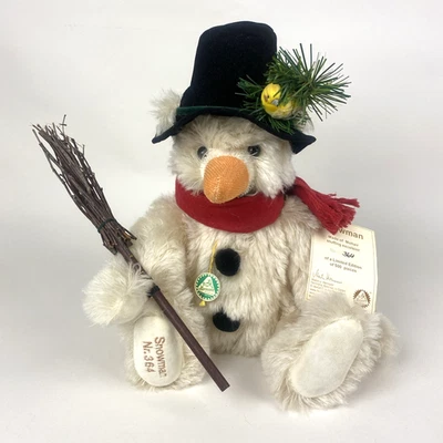 Hermann Teddy Original Schneemannbär - Limited Edition 44 cm, weiß - Made in Germany - Bild 1 von 4