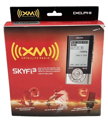 Delphi XM SkyFi3 Satellite Radio Receiver Car Kit SureConnect Open Box Tested - Image 1 of 4
