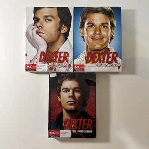 Dexter Complete Seasons 1 2 3 DVD Bundle Region 4 Crime Drama TV Series VGC - Picture 1 of 8