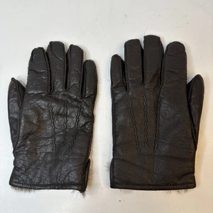 Guantes para mujer de piel de oveja forrados completos de piel de conejo marrón grande Corea E1 - Imagen 1 de 9