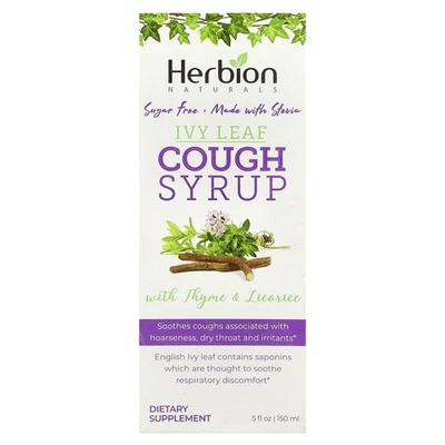 Naturals, Ivy Leaf Cough Syrup With Thyme & Licorice, Sugar Free, 5 fl oz (150 - Image 1 of 3