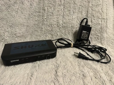 SHURE BLX4 H9 Band Single Channel Wireless Receiver 512-542 MHz w/ Power Cord - Image 1 of 4
