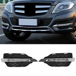 LED Daytime Running Lights Fog Lamp For Benz W204 GLK300 GLK350 GLK500 2013-2016 - Picture 1 of 11