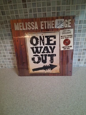 SEALED MELISSA ETHERIDGE “ONE WAY OUT” BARNES & NOBLE EXCLUSIVE "RUBY" VINYL  Foto 1 de 3