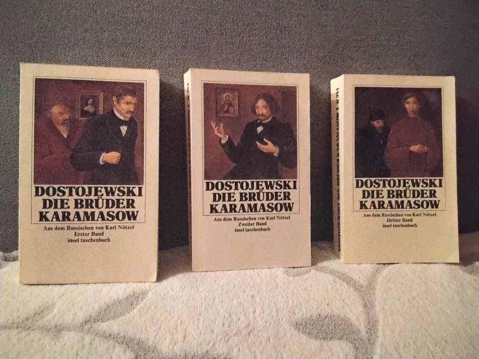 "Die Brüder Karamasow" Fjodor Dostojewski (vollständig,Band 1-3 insel taschenbu - Bild 1 von 1