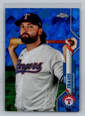 2020 Topps Chrome Update Sapphire Edition Sam Travis #U-164 - Image 1 of 2