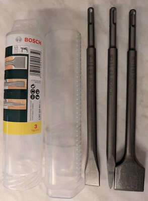 Bosch 2607019457 SDS-plus Meißelset, 3-teilig, 250mm, Beton+Mauerwerk, NEU+OVP - Bild 1 von 2