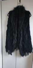 Fellweste damen Echtfell Fell Fur Blogger Trend Weste Jacke Pelz