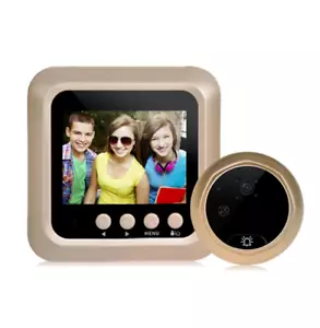 Black 2.4" Inch Digital Door Peephole Viewer Video Camera Doorbell Night Vision - Picture 1 of 4