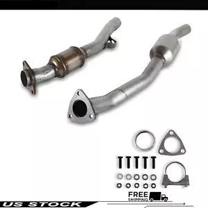 2X Rear Catalytic Converter 09-2010 Subaru Impreza Outback Legacy Forester 55585 - Foto 1 di 5