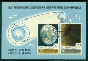 RUSSIA SCOTT # 3683 S/S, SPACE EXPLORATION. CTO, OG, NH, GREAT PRICE! - Picture 1 of 1