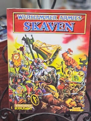 Warhammer Armies Skaven Rulebook Codex 1996 Supplement Book - Excellent - Image 1 of 2