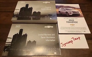 22 2022 Chevy Traverse Owners Manual OEM GUIDE BOOKS SET Chevrolet - Picture 1 of 4