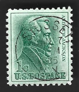 Scott# 1209 1c Andrew Jackson regular issue with 1935 N.Y. CDS Cancel - (A-6) - Picture 1 of 2