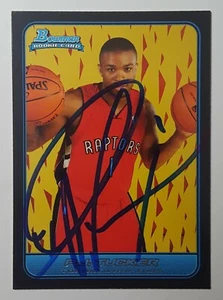 P.J. TUCKER FIRMADO 2006-07 BOWMAN RC #144 TORONTO RAPTORS BALONCESTO AUTOMÁTICO PJ - Imagen 1 de 2
