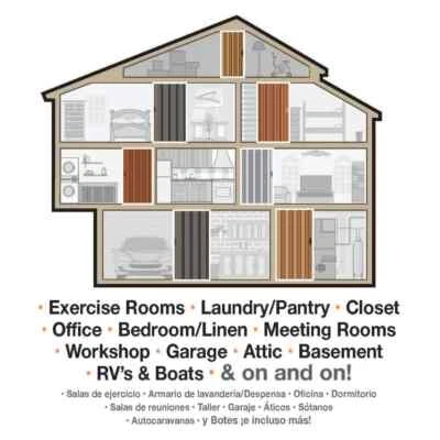 36英寸 x 80 英寸 橡木乙烯基手风琴折叠门带五金装饰室内 — 第 1/4 张图片