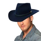 Roleplay Fedoras Hat Flat Top Hat Adult Unisex CowboyHat Masquerades Costume Hat