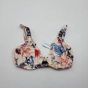 Water Garden F Cup Halter Bikini Top by Seafolly Size 4 - Picture 1 of 11