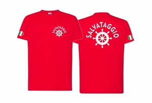 T-Shirt Maglietta Salvataggio Maglia Unisex Uomo Donna lifeguard bagnino M15 - Imagen 1 de 3