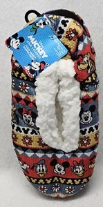 Mickey & Friends Women's Fuzzy Babba Slipper Socks Size S/M (Shoe Size -5.5 )New - Picture 1 of 8