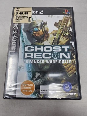 GHOST RECON ADVANCED WARFIGHTER- Playstation 2 Tom Clancy SEALED - Image 1 of 4