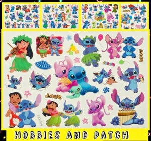 temporary tattoo Stitch Ohana Lilo Temporäre Tattoos Sticker Kinder Angel624 - Bild 1 von 11