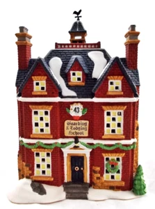 Dept 56 Dickens' Village 1994 BOARDING & LODING SCHOOL #43 MIB - Bild 1 von 5