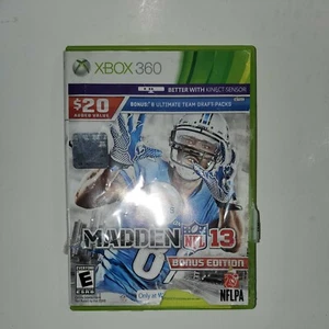 Madden NFL 13 XBOX 360 Sports (Video Game) "USED" - Picture 1 of 4
