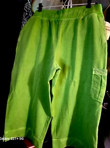 Coldwater Creek Crop Cargo Pants Women's Cotton Stretch PL- NEW - Picture 1 of 8