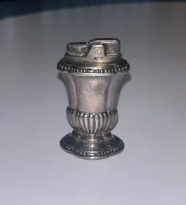 Vintage Ronson Mayfair Tabletop Lighter Art Deco Silver Plated Vtg - Picture 1 of 6