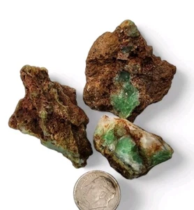 Crisoprasa Natural Piezas Áspera Australia 62 gramos - Imagen 1 de 2