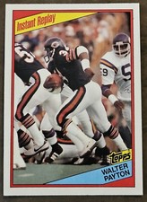 1984 Topps #229 Walter Payton Instant Replay Football card Chicago Bears! HOF!