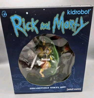Figura de 7 pulgadas Rick and Morty Portal Gate arte de exhibición de vinilo de 7" de Kidrobot - Nuevo Foto 1 de 4