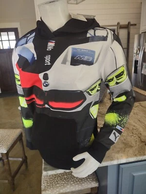PUMA Noir BMW Motorsports M8 GTE Mens Multi Color Hoodie Track To Street NWT   S - Image 1 of 4