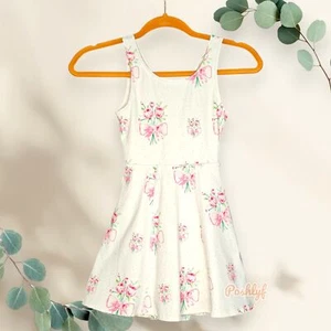 SweetHoney Girl's Floral Tennis Dress 10Y - Picture 1 of 4
