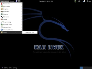 KALI LINUX 32/64BIT BOOTABLE USB, 600+ HACKING TOOLS (LATEST EDITION) - Afbeelding 1 van 5
