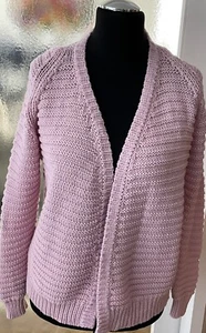Lieblingsstück Strickjacke Gr 36 -40 Rosa Baumwollmischung Wenig getragen - Bild 1 von 6