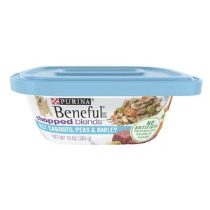 Purina Beneful Wet Dog Food fr Adult Dogs High Protein Gravy Chopped Blends Beef - Picture 1 of 10