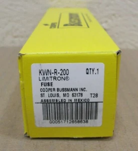 1 NIB BUSSMANN KWN-R-200 KWNR200 FAST ACTING FUSE 200A 200 AMP (18 AVAILABLE) - Picture 1 of 1