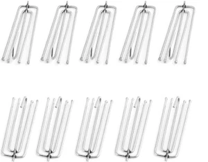 Metal Curtain Hooks Pinch Pleat Deep Prong Header Hanging tape Goblet Pins UK - Picture 1 of 4