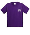 Image One 16036-100Y NCAA Cheer Loud Youth Short Sleeve Cotton Tee Youth